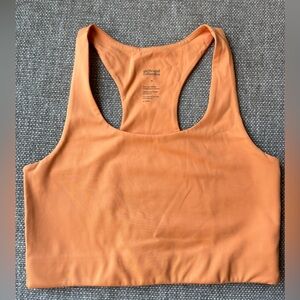 girlfriend collective Orange Racerback Bike Top